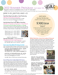 2025 Arts Ballet Summer Program Beginners & Juniors